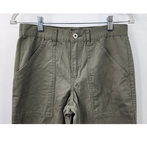 Vintage 90's Y2K Tommy Hilfiger Tommy Jeans Straight Bootcut Green Size 7 - Picture 4 of 10